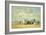 Beach Scene, 1862 (Oil on Wood)-Eugene Louis Boudin-Framed Giclee Print