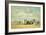 Beach Scene, 1862 (Oil on Wood)-Eugene Louis Boudin-Framed Giclee Print