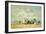 Beach Scene, 1862 (Oil on Wood)-Eugene Louis Boudin-Framed Giclee Print