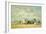 Beach Scene, 1862 (Oil on Wood)-Eugene Louis Boudin-Framed Giclee Print