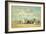 Beach Scene, 1862 (Oil on Wood)-Eugene Louis Boudin-Framed Giclee Print