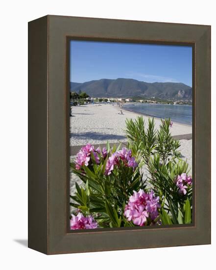 Beach Scene, Alykanas, Zakynthos, Ionian Islands, Greek Islands, Greece, Europe-Frank Fell-Framed Premier Image Canvas