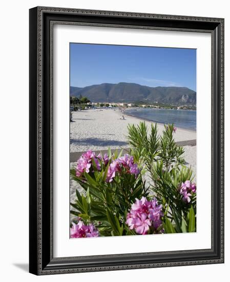 Beach Scene, Alykanas, Zakynthos, Ionian Islands, Greek Islands, Greece, Europe-Frank Fell-Framed Photographic Print