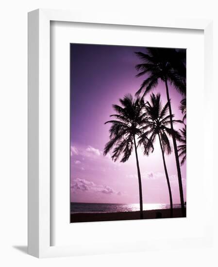 Beach Scene at Sunset-Bill Bachmann-Framed Photographic Print