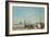 Beach Scene at Trouville, 1863-Eugene Louis Boudin-Framed Giclee Print