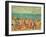 Beach Scene, C.1912-13 (Oil on Canvas)-Maurice Brazil Prendergast-Framed Giclee Print