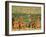 Beach Scene, C.1912-13 (Oil on Panel)-Maurice Brazil Prendergast-Framed Giclee Print