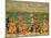 Beach Scene, C.1912-13 (Oil on Panel)-Maurice Brazil Prendergast-Mounted Giclee Print