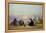 Beach Scene, Evening, 1864-Eugène Boudin-Framed Premier Image Canvas