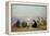 Beach Scene, Evening, 1864-Eugène Boudin-Framed Premier Image Canvas