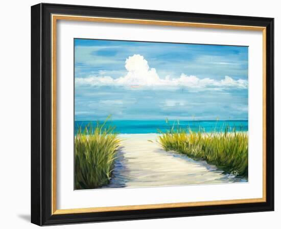 Beach Scene I-Julie DeRice-Framed Premium Giclee Print