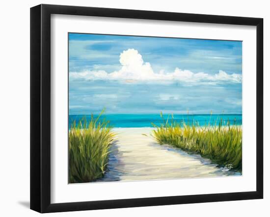 Beach Scene I-Julie DeRice-Framed Art Print