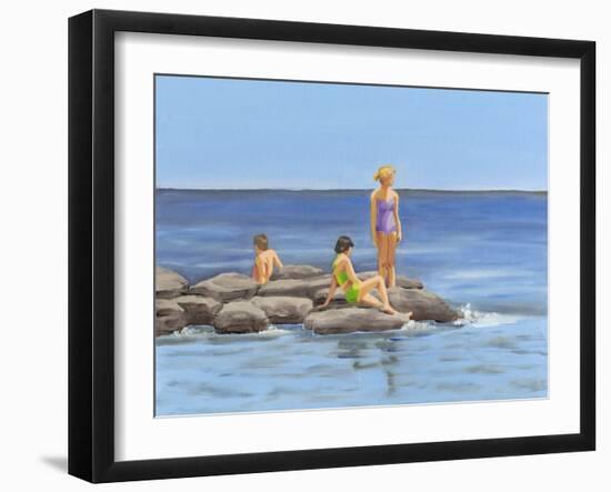 Beach Scene I-Dianne Miller-Framed Art Print