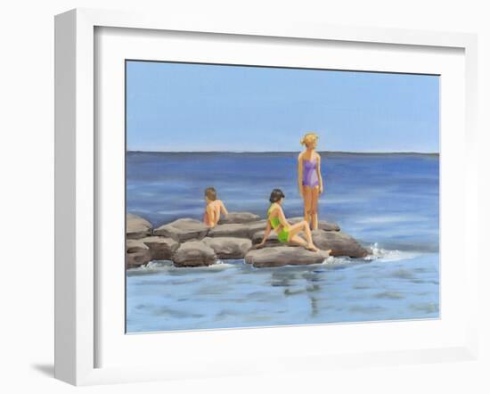 Beach Scene I-Dianne Miller-Framed Art Print