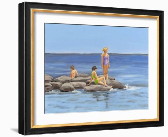 Beach Scene I-Dianne Miller-Framed Art Print