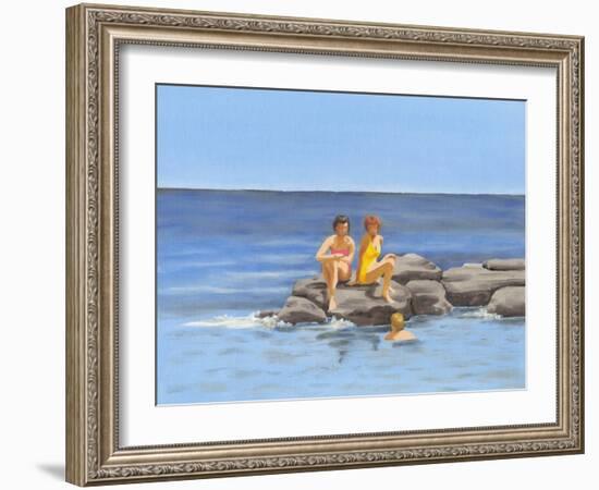 Beach Scene II-Dianne Miller-Framed Art Print