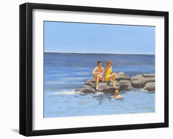 Beach Scene II-Dianne Miller-Framed Art Print