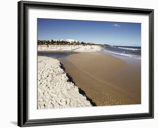 Beach Scene in the Tourist Zone on the Mediterranean Sea, Sousse, Gulf of Hammamet, Tunisia-Dallas & John Heaton-Framed Photographic Print