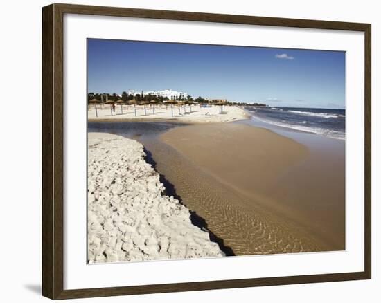 Beach Scene in the Tourist Zone on the Mediterranean Sea, Sousse, Gulf of Hammamet, Tunisia-Dallas & John Heaton-Framed Photographic Print