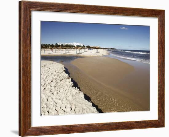 Beach Scene in the Tourist Zone on the Mediterranean Sea, Sousse, Gulf of Hammamet, Tunisia-Dallas & John Heaton-Framed Photographic Print