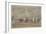 Beach Scene No.1, C.1880 (W/C & Graphite on Paper)-Eugene Louis Boudin-Framed Giclee Print