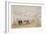 Beach Scene No.2, C.1890 (W/C on Paper)-Eugene Louis Boudin-Framed Giclee Print