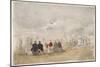 Beach Scene No.2, C.1890 (W/C on Paper)-Eugene Louis Boudin-Mounted Giclee Print