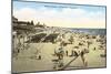 Beach Scene, Oceanside, California-null-Mounted Art Print