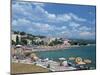 Beach Scene, Opatija, Croatia-Peter Thompson-Mounted Photographic Print