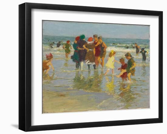 Beach Scene. Strandszene-Edward Henry Potthast-Framed Giclee Print