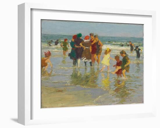 Beach Scene. Strandszene-Edward Henry Potthast-Framed Giclee Print