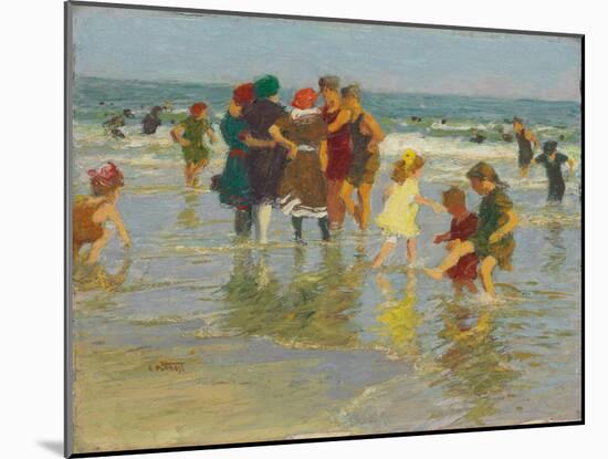 Beach Scene. Strandszene-Edward Henry Potthast-Mounted Giclee Print