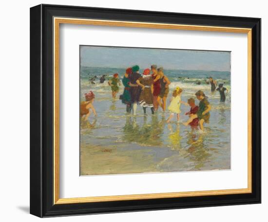 Beach Scene. Strandszene-Edward Henry Potthast-Framed Giclee Print