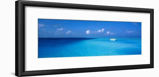 Beach Scene the Maldives-null-Framed Photographic Print