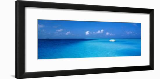 Beach Scene the Maldives-null-Framed Photographic Print