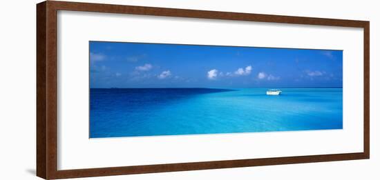 Beach Scene the Maldives-null-Framed Photographic Print