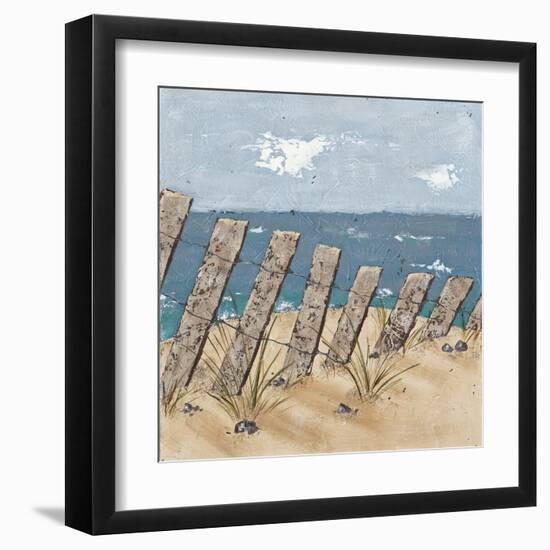 Beach Scene Triptych II-Jade Reynolds-Framed Art Print