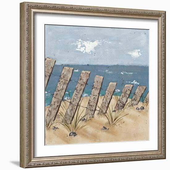 Beach Scene Triptych II-Jade Reynolds-Framed Art Print