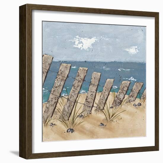 Beach Scene Triptych II-Jade Reynolds-Framed Art Print