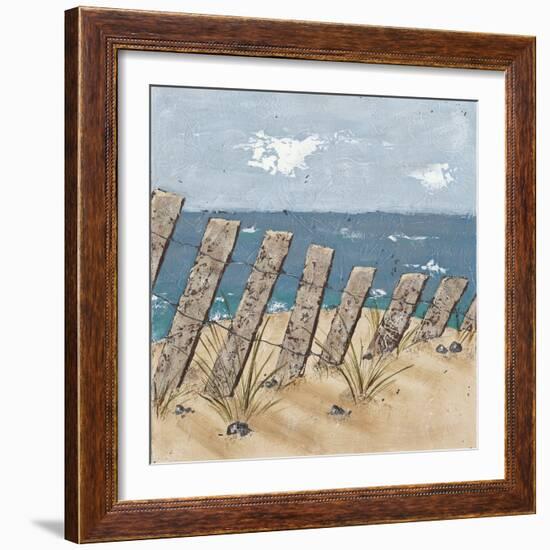 Beach Scene Triptych II-Jade Reynolds-Framed Art Print