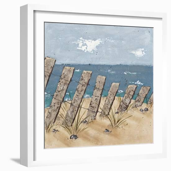 Beach Scene Triptych II-Jade Reynolds-Framed Art Print