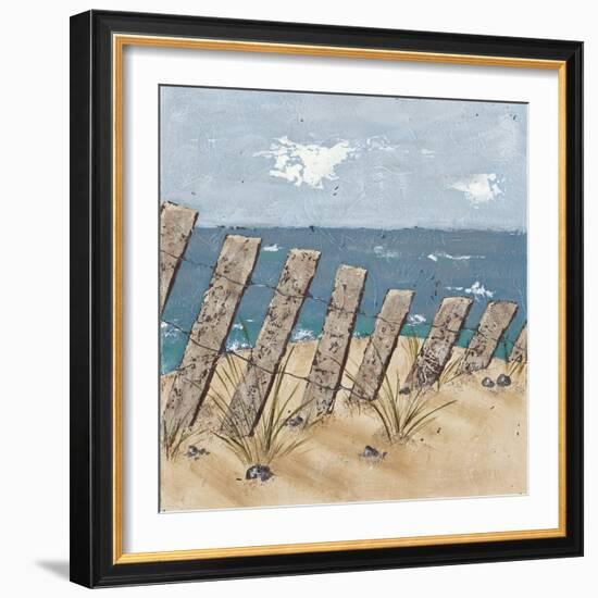 Beach Scene Triptych II-Jade Reynolds-Framed Art Print