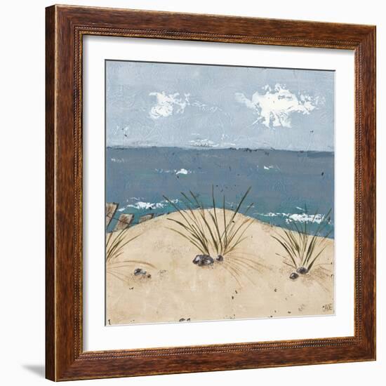 Beach Scene Triptych III-Jade Reynolds-Framed Art Print