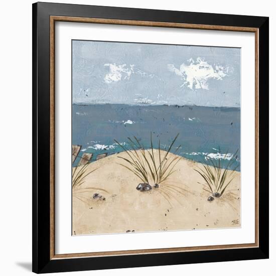 Beach Scene Triptych III-Jade Reynolds-Framed Art Print