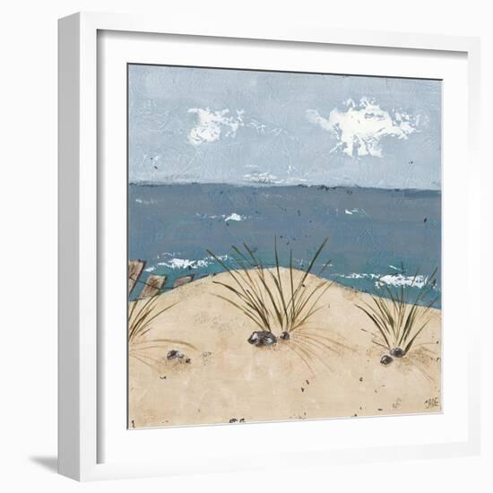 Beach Scene Triptych III-Jade Reynolds-Framed Art Print