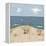 Beach Scene Triptych III-Jade Reynolds-Framed Stretched Canvas