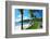 Beach Scene, Tropics, Pacific Ocean-haveseen-Framed Photographic Print