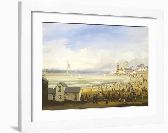 Beach Scene-Braaq Braaq-Framed Premium Giclee Print