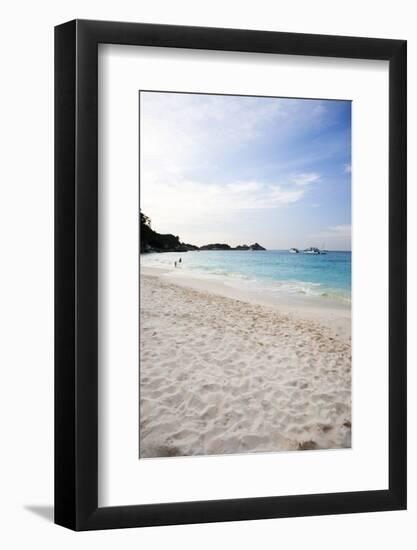 Beach Seascape of a Remote Island, Similan Surin Island Chain-Micah Wright-Framed Photographic Print