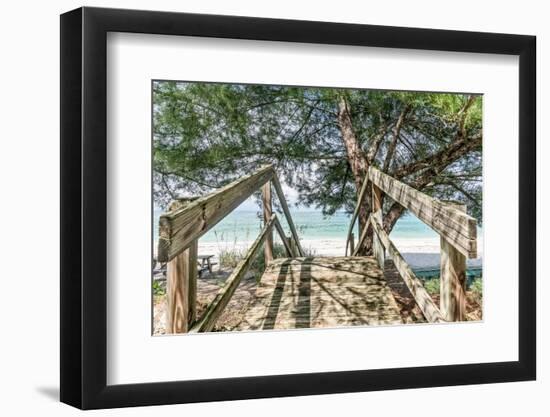 Beach Shade-Mary Lou Johnson-Framed Photo